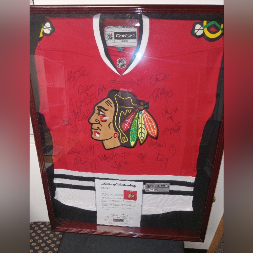 Reebok Red and Black Hockey Jersey